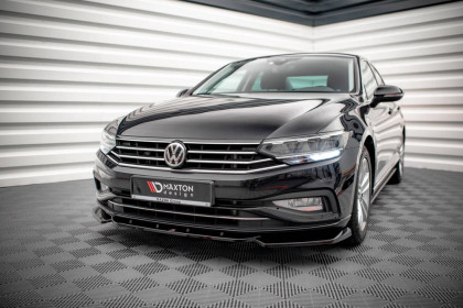 Spojler pod nárazník lipa V.1 Volkswagen Passat B8 Facelift černý lesklý plast