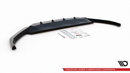 Spojler pod nárazník lipa V.1 Volkswagen Passat B8 Facelift černý lesklý plast