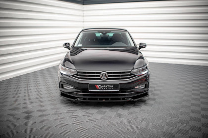 Spojler pod nárazník lipa V.2 Volkswagen Passat B8 Facelift černý lesklý plast