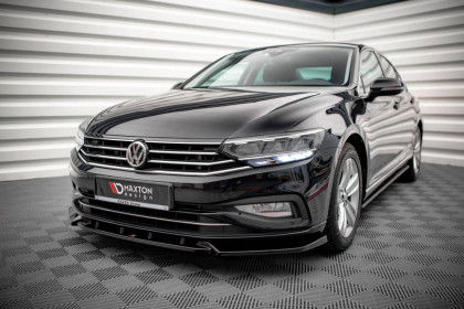 Spojler pod nárazník lipa V.2 Volkswagen Passat B8 Facelift černý lesklý plast