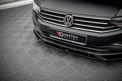 Spojler pod nárazník lipa V.2 Volkswagen Passat B8 Facelift černý lesklý plast