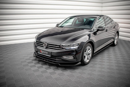 Prahové lišty Volkswagen Passat B8 Facelift černý lesklý plast