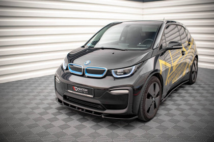 Spojler pod nárazník lipa V.2 BMW i3 Mk1 Facelift černý lesklý plast