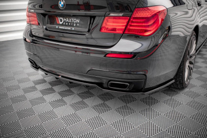 Spoiler zadního nárazníku BMW 7 M-Pack F01 s křídélky černý lesklý plast