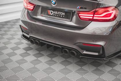 Difuzor zadního nárazníku BMW M4 F82 černý lesklý plast