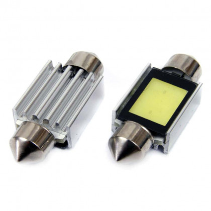 LED CANBUS COB3 Festoon C5W C10W C3W 39mm White 12V