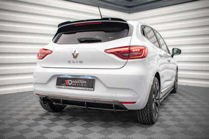 Prodloužení spoileru Renault Clio Mk5 černý lesklý plast