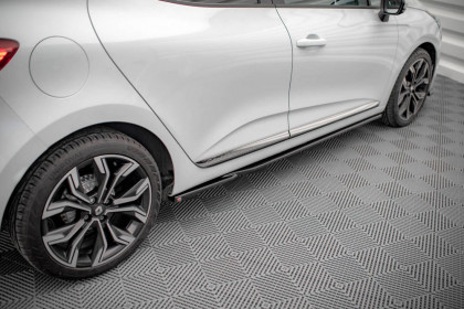 Prahové lišty Renault Clio Mk5 carbon look