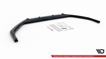 Spojler pod nárazník lipa V.1 Peugeot 508 GT Mk1 Facelift černý lesklý plast