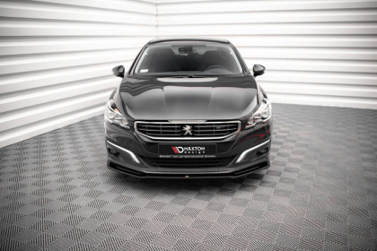 Spojler pod nárazník lipa V.2 Peugeot 508 GT Mk1 Facelift carbon look