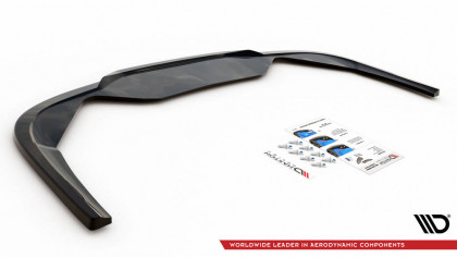 Spoiler zadního nárazníku Peugeot 508 GT Mk1 Facelift černý lesklý plast