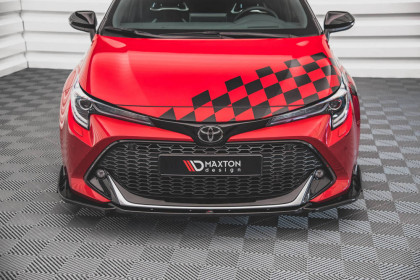 Spojler pod nárazník lipa + flaps Toyota Corolla GR Sport Hatchback XII černý lesklý plast