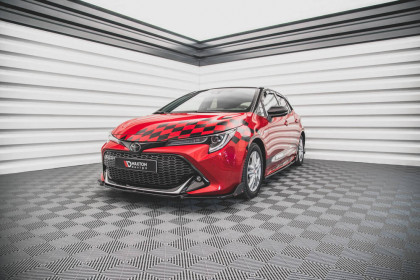 Spojler pod nárazník lipa + flaps Toyota Corolla GR Sport Hatchback XII černý lesklý plast