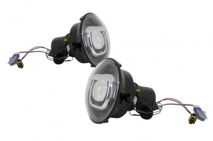 Přední světla Bi-Xenon pro JEEP Wrangler JK (2007-2017) černá