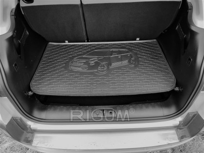 Gumová vana do kufru - FIAT 500L 2012- (s vyobrazením vozu) 