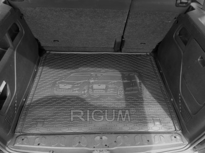 Gumová vana do kufru - FIAT Doblo 5m 2010- L1 (s vyobrazením vozu) 