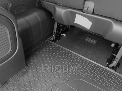 Gumová vana do kufru - FORD Custom 2012/2018- L2 s topením (s vyobrazením vozu) 
