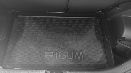 Gumová vana do kufru - HYUNDAI i20 2020- horní a dolní poloha (s vyobrazením vozu)
