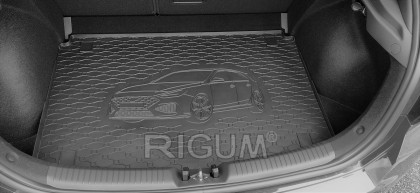 Gumová vana do kufru - HYUNDAI i30 Hatchback 2021- (s vyobrazením vozu)