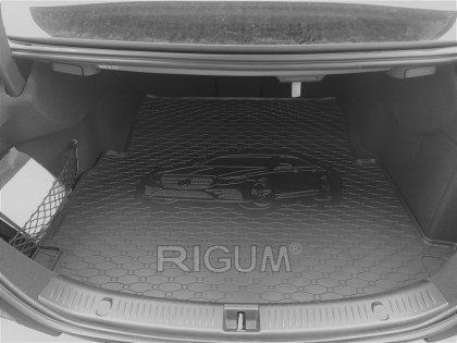Gumová vana do kufru - MERCEDES E-Klasse Sedan 2016- (W213) (s vyobrazením vozu)