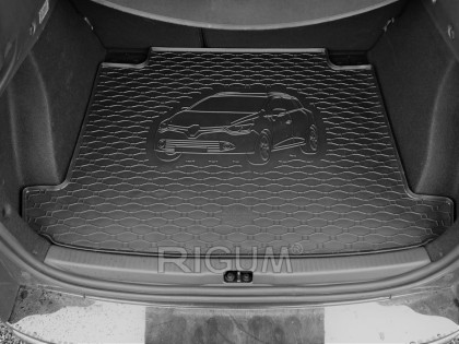 Gumová vana do kufru - RENAULT Clio IV Grandtour 2013- (s vyobrazením vozu) 
