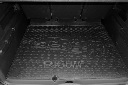 Gumová vana do kufru - CITROËN Berlingo 5m 2019- L1 (s vyobrazením vozu) 