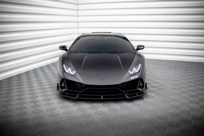 Spojler pod nárazník lipa Lamborghini Huracan EVO černý lesklý plast