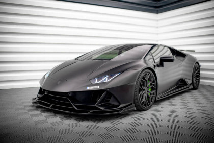 Spojler pod nárazník lipa Lamborghini Huracan EVO černý lesklý plast