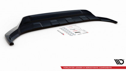 Spojler pod nárazník lipa Volkswagen Touareg R-Line Mk3 černý matný plast