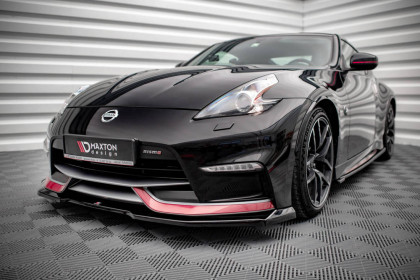 Spojler pod nárazník lipa V.1 Nissan 370Z Nismo Facelift černý lesklý plast