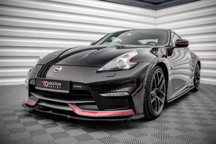 Spojler pod nárazník lipa V.2 Nissan 370Z Nismo Facelift černý lesklý plast