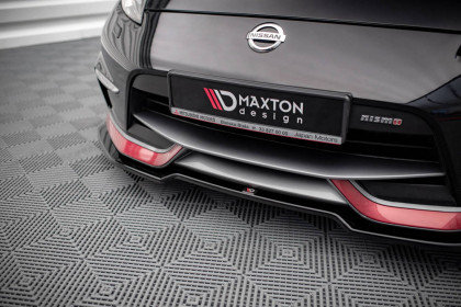 Spojler pod nárazník lipa V.3 Nissan 370Z Nismo Facelift černý lesklý plast