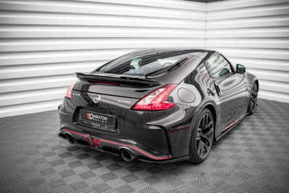 Spoiler zadního nárazníku Nissan 370Z Nismo Facelift černý lesklý plast