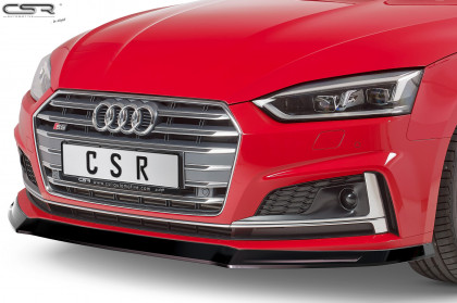 Spoiler pod přední nárazník CSR CUP - Audi A5 F5 S-Line / S5 F5 carbon look lesklý