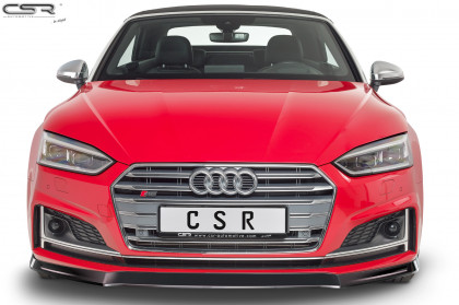 Spoiler pod přední nárazník CSR CUP - Audi A5 F5 S-Line / S5 F5 carbon look lesklý