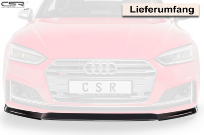 Spoiler pod přední nárazník CSR CUP - Audi A5 F5 S-Line / S5 F5 carbon look matný