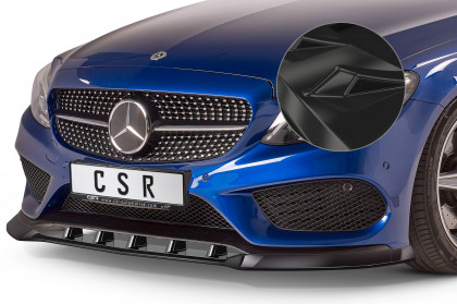 Spoiler pod přední nárazník CSR CUP - Mercedes C-Klasse 205 AMG-Line černý lesklý
