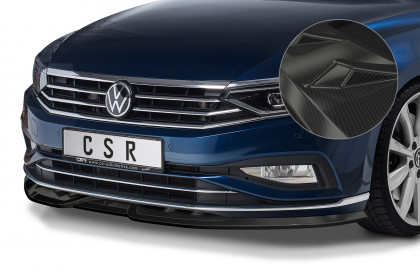 Spoiler pod přední nárazník CSR CUP - VW Passat B8 (Typ 3G) černý lesklý