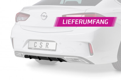 Spoiler pod zadní nárazník, difuzor CSR - Opel Insignia B carbon look matný