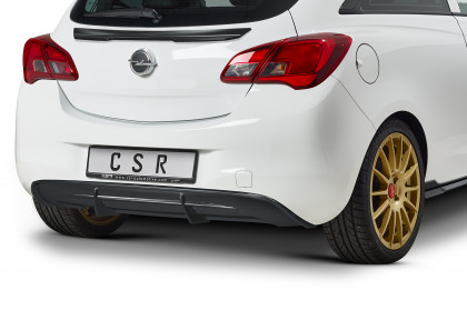 Spoiler pod zadní nárazník, difuzor CSR - Opel Corsa E černý lesklý