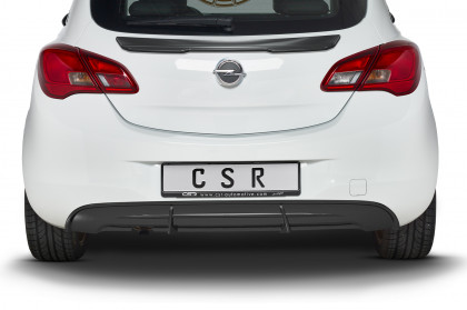 Spoiler pod zadní nárazník, difuzor CSR - Opel Corsa E černý lesklý