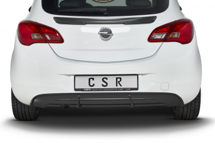 Spoiler pod zadní nárazník, difuzor CSR - Opel Corsa E carbon look lesklý