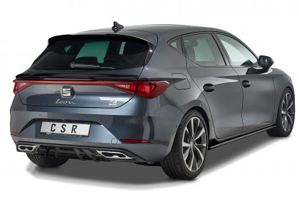 Spoiler pod zadní nárazník, difuzor CSR - Seat Leon IV (Typ KL) černý lesklý