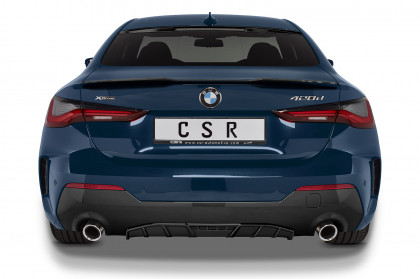 Spoiler pod zadní nárazník, difuzor CSR - BMW 4 (G22/G23) M-Paket a M440 černý lesklý