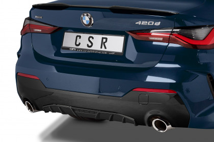 Spoiler pod zadní nárazník, difuzor CSR - BMW 4 (G22/G23) M-Paket a M440 černý lesklý