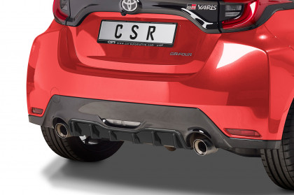Spoiler pod zadní nárazník, difuzor CSR - Toyota GR Yaris (XP21) carbon look lesklý