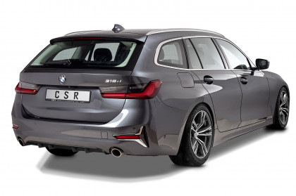 Spoiler pod zadní nárazník, difuzor CSR - BMW 3 19- (G20/G21) carbon look matný