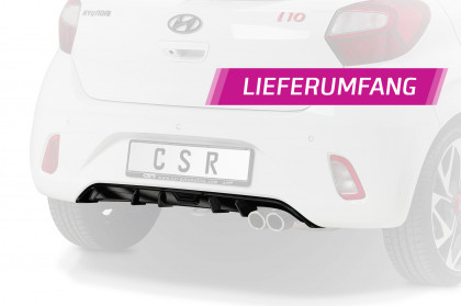Spoiler pod zadní nárazník, difuzor CSR - Hyundai I10 20- N-Line ABS