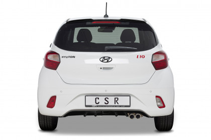 Spoiler pod zadní nárazník, difuzor CSR - Hyundai I10 20- N-Line černý matný