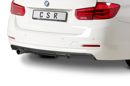 Spoiler pod zadní nárazník, difuzor CSR - BMW 3 F30/F31 LCI černý lesklý